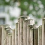 wood garden fence board