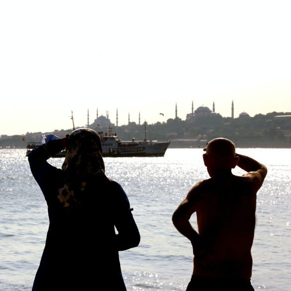 sea dawn landscape nature