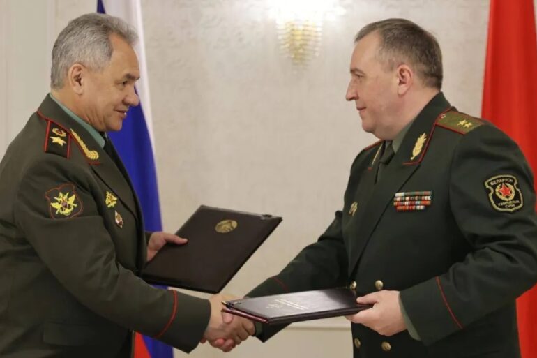 Міністри оборони рф і білорусі підписали угоду про розміщення ядерної зброї