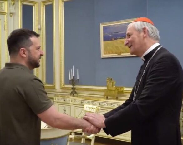 Володимир Зеленський і посланець Маттео Дзуппі