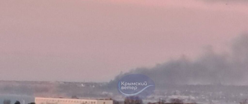 Residents of Crimea report explosions and fire at Belbek airport (Photo)